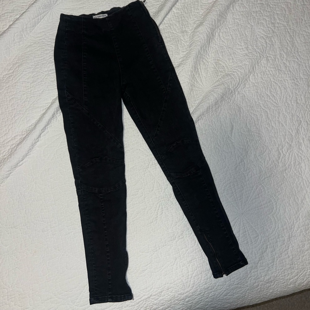 We The Free black High-Waisted Pants